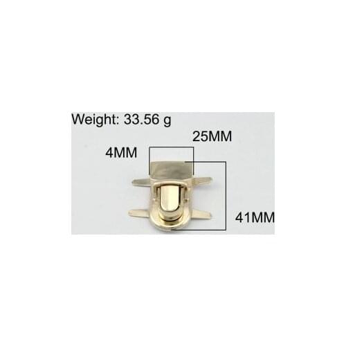 Bag Accessories lock Craft Case Clasp Turn lock Bag Purse Belt Twist Lock