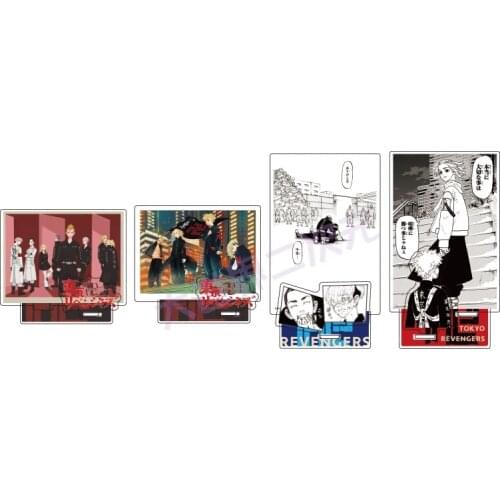 Anime Tokyo Revengers Sano Manjirō Hanagaki Takemichi Acrylic Stand Figure Model Plate Desktop Decor Accessories Collection Gift