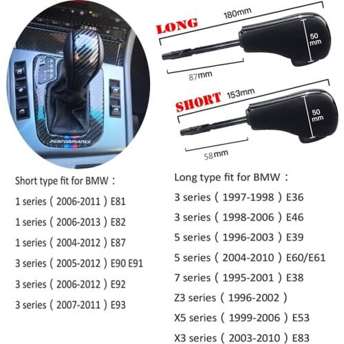 Car Gear Knob Automatic For BMW 5 Series E60 E61 2004-2010 GearShift Knob Lever Shifter Car Accessories