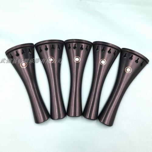 Great Viola part,2pcs Ebony viola tailpieces 4/4,Paris eye ornament