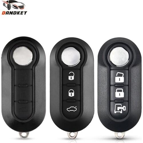 Dandkey Flip Remote Car Key Shell For Citroen Jumper For Peugeot Boxer For Fiat 500 Panda Punto Bravo Ducato Fob SIP22 Case