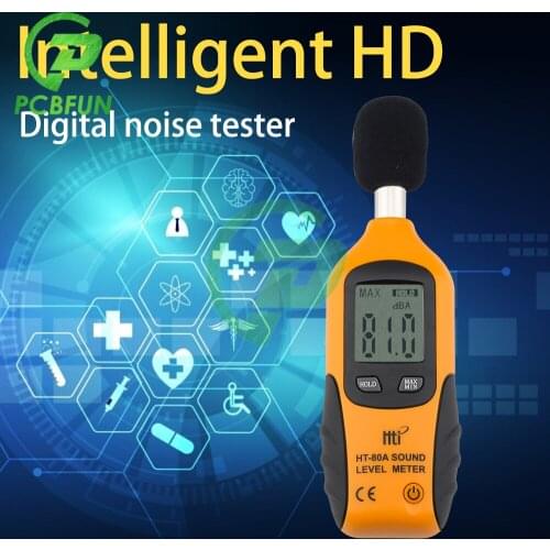 HT-80A Noise Measuring Instrument Digital Sound Level Meter Audio Sound Detector Decibel Monitor 30-130dB Noise Tester