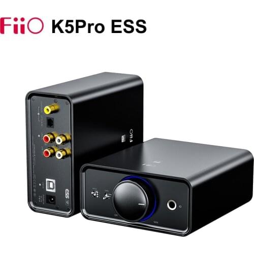 FiiO K5 Pro AK4493EQ 768K/32Bit DSD512 decoding Deskstop DAC and Amplifier Support USB/OPT/COAX/RCA Input