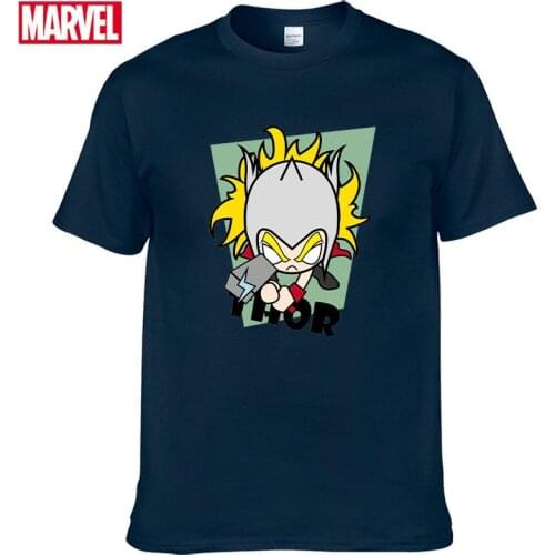 Marvel The Avengers Thor T-shirt Comfortable Breathable 100% cotton Fashion clothes for teens Tops Man summer clothes #144