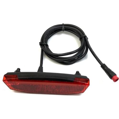 Hot-6V-60V Electric Bike Rear Light/Tail Light LED Warning Rear Lamp for E-Scooter Ebike Taillights Waterproof Connector