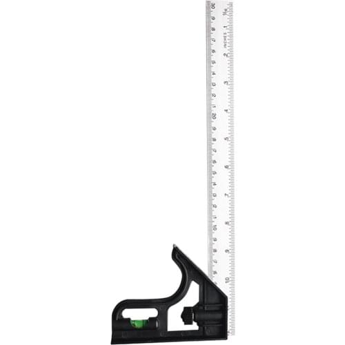 Measurement Height Limit Gauge Tools Stainless Steel Adjustable Combination Square Right Angle Ruler Measuring Tools