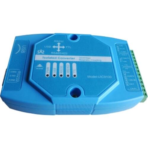 UIC9100 9-in-1 USB RS232 RS485 RS422 TTL magnetically coupled isolated converter Serial port mutual