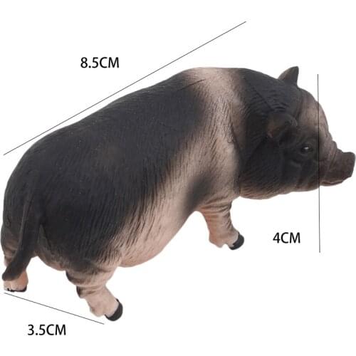 Cute Animal Piggy Model Toys Plastic Farm Toys Puzzle Leisure Funny Creative Children Christmas Gifts