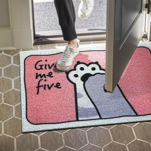 Cute Pattern Cartoon Home Door Mat Carpet PVC Anti-slip Mat Living Room Mat Bath Mat Custom Mat Carpet Hallway Entrance Door Mat