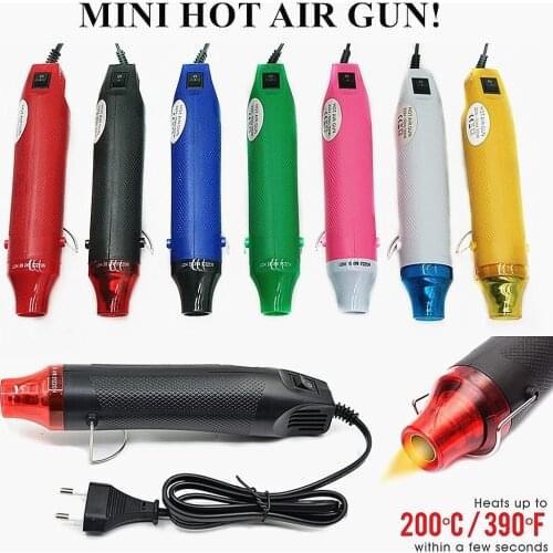 MINI Heat Gun and Wire Connector Polyolefin Heat Shrink Tube Assortment Wire Cable Sleeve Kit Can Drop Shopping