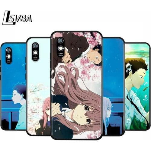 Anti-Fall Soft Black Cover A Silent Voice For Xiaomi Redmi 10X 5G 9C 9A 9 K20 8A 8 7A 7 S2 6A 6 Matte Phone Case