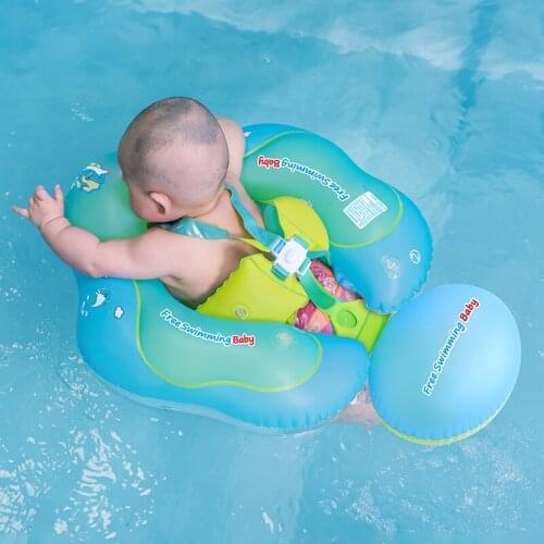 Inflatable Baby Swimming Ring Float Infant Kids Trainer Swimming Pool Accessories Circle Bath Baby Float Childrens Toy