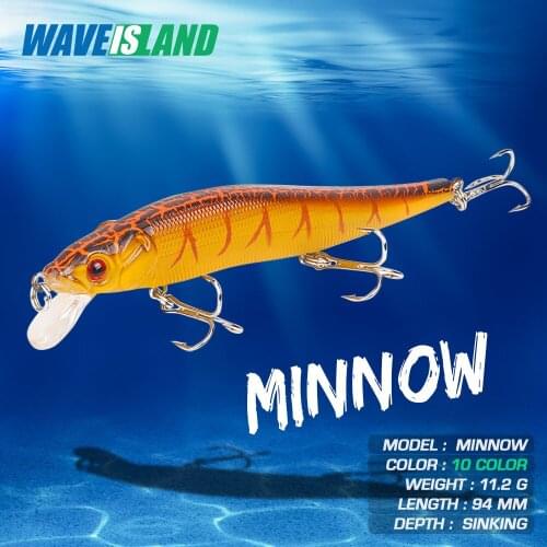 New Lura baits Mino baits 11.5cm/15g plastic fake baits bionic fake baits fishing gear products