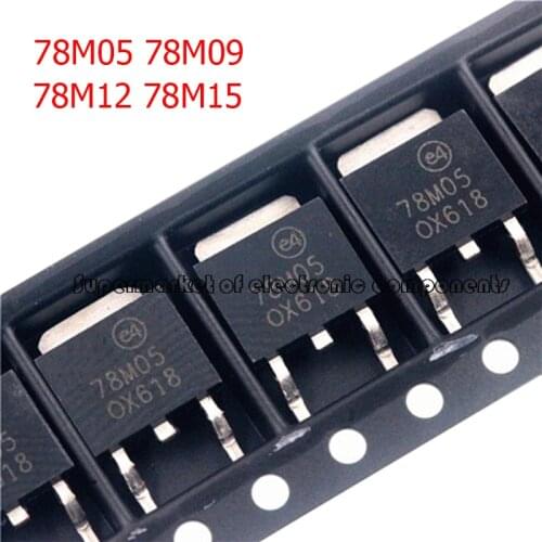 5-10PCS New 78M05 TO252 7805 750mA L78M05CDT 78M09 78M12 78M15 Three-terminal voltage regulator Triode