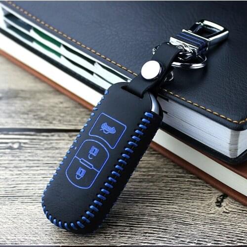 3 Buttons Car Remote Key Protector Cover Key Case Cover with Keychain For Mazda 2 3 6 Axela Atenza CX-5 CX5 CX-7 CX-9