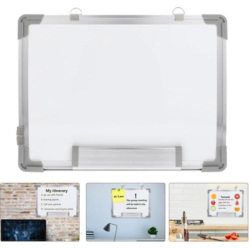 1/2pcs 40x30cm Magnetic Portable Dry Erase White Board Hanging Double-sided Whiteboard