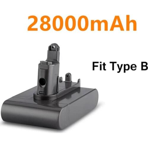 2022 New 22.2V 28000mAh Li-ion Vacuum Battery A and B for Dyson DC35, DC45 DC31, DC34, DC44, DC31 Animal DC35 Animal & 28Ah