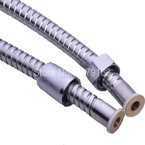 79" (2.0M) Polished Chrome Flexible Shower Hose 1/2" Connection Bathroom accessory aba009