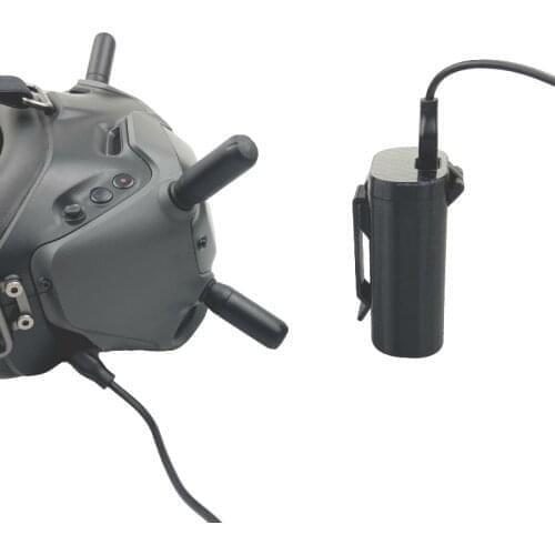 Belt Battery Storage Case Box Pocket Clip Holder for DJI FPV COMBO Goggles V2 Glasses Waist Buckle Hook Battery Accessories