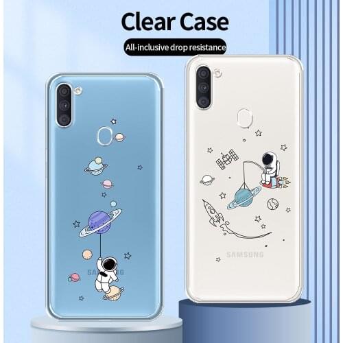 For Samsung Galaxy A11 Case Clear Cute Case For Samsung Galaxy M11 Transparent Back Cover For Samsung A11 M11 Soft Phone Fundas