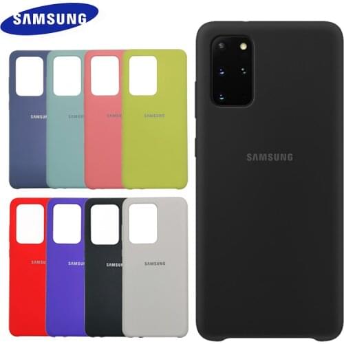 Samsung Galaxy A52 A72 S20FE S20 S21 Plus Note 20 Ultra S21+ S20+ 5G Silky Liquid Silicone Cover Soft-Touch Back Protective Case