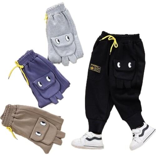 Childrens casual pants 1-6 years old baby spring and autumn pants outer wear boys 2021 new spring sports leggings pants