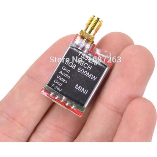 FPV TS5828 5.8GHz 600mW 48CH Mini Wireless A/V Transmitting TX Module for 5.8G Receiver for gopro FPV Quadcopter
