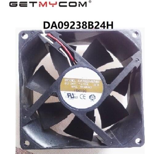 Getmycom Original DA09238B24H DC 92x92x38mm 24V 0.7A computer server inverter Server Square cooling Fans 3-Wire