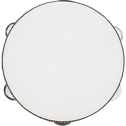 Handbell Toy Wooden Tambourines kids Musical Instrument Gifts for Children