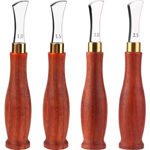 LMDZ Leather Edge Creaser Leather Craft DIY Shallow Handle Edge Creasing Stroke Line Tool Handmade Leather Crimping Tools