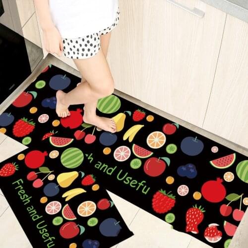 Waterproof Oilproof Kitchen Mat Antislip Bath Mat Soft Bedroom Floor Mat Living Room Carpet Doormat Kitchen Rug
