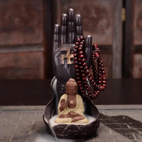 Small Incense Burner Bowl Smoke Fountain Brume Zen Garden Incense Holder Pot Spiritual Decor Inciensos Home Decoration YD50XL