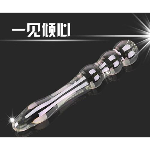 New Anal Sex Toys G spot Crystal Glass Dildo For Women Anal plug Adult Sex Products for Men
