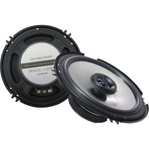 A pair 6.5 inch louder speaker 2 way 2x100W blue great quality powerful car coaxial speaker car stereo speaker audio speaker