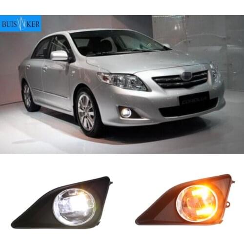 Pair Front Bumper Foglight w/ Covers+Switch H11 Bulbs For Toyota Corolla 2008 2009 2010 Fog Lamps cover headlight Wiring Harness