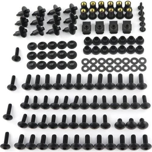 Fit For Honda CBR1000RR CBR1100XX CBR125R Complete Full Fairing Bolts Kit Screws Washer Fastener Steel Nuts Fairing Clips