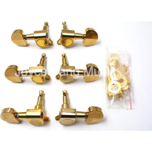Niko Gold Semicircle Acoustic Guitar Tuning Pegs Tuners Machine Head 3L+3R Free Shipping Wholesales
