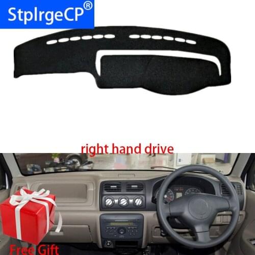 Car Dashboard Cover Mat for SUZUKI wagon R 2004 2005-2019 Right Hand Drive Dashmat Pad Dash Mat Covers Dashboard Accessories