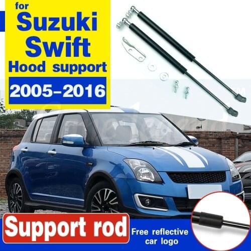 For Suzuki Swift 2005-2016 car hood cover strut bar lift hydraulic rod support spring bracket car styling accessories