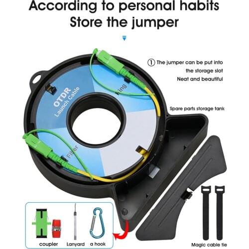 SC/FC/ST/LC-APC/UPC OTDR Dead Zone Eliminator,Fiber Rings 300M Fiber Optic OTDR Launch Cable Box SC/APC-SC/APC Freeshipping