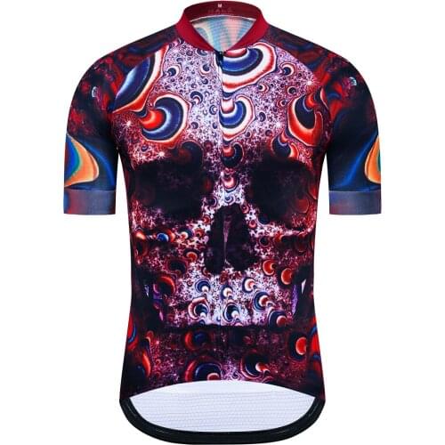 Sedrick 2020 New Summer Breathable Peach Collar Men Cycling Jersey Mtb Bike Top Short Shirts Maillot