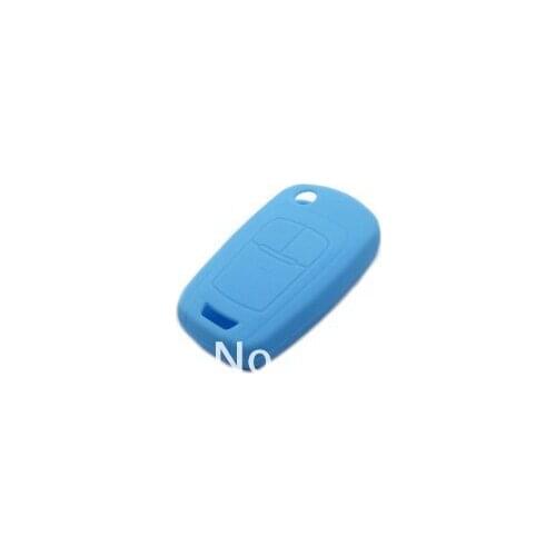Light Blue Color Remote Key Cover Silicon Gel Skin For Chevrolet Cruze
