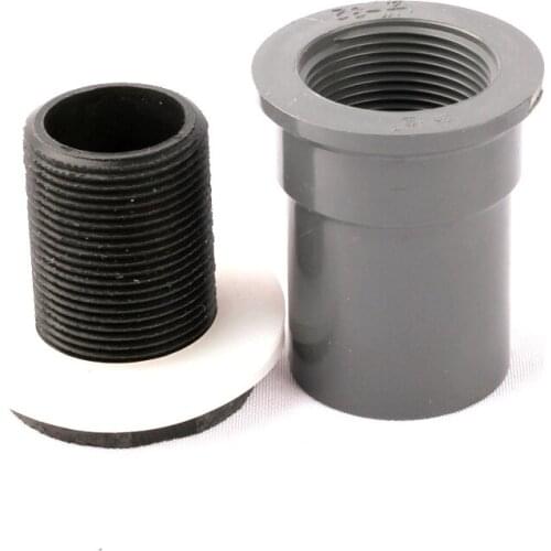 Internal Diameter 40mm PVC Fish Water Tank Drainage Joint Widen Lengthen Pipe Connectors Aquarium Fittings DIY Supplies