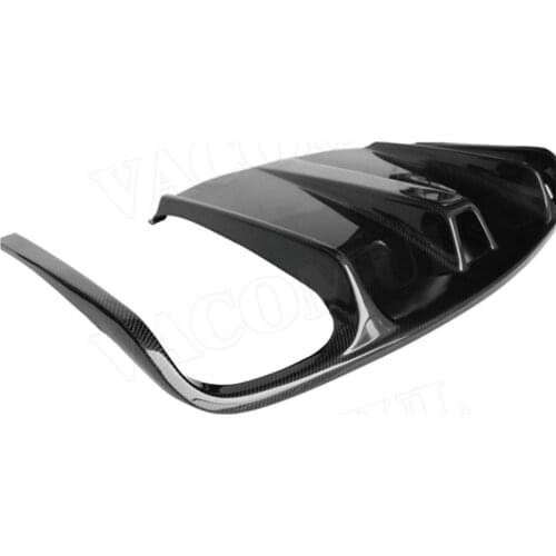 For E Class Carbon Fiber Rear Lip Spoiler Bumper Diffuser Body Kits For Benz W207 C207 Coupe E260 E300 E350 Sport 2009 - 2012