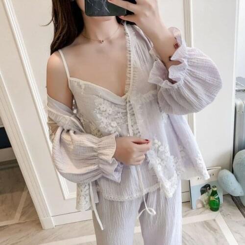 Pijanas Women Sleepwear Women Pijama Clothing Sets Women