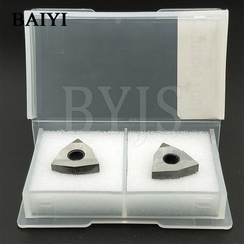 2pcs diamond inserts WNMG080404 CBN cutter for machine type insert from CBN CNC turning tools