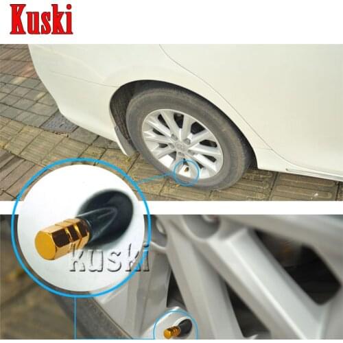 4Pcs/Lot Aluminum Car Tyre Valve Cap For Peugeot 307 206 308 407 207 2008 3008 508 406 208 Mazda 3 6 2 CX-5 CX5 CX-7 Accessories