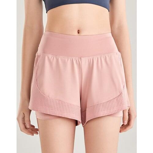 Aersem Tight Ruffles Sport Shorts Women Running Short Quick Dry Security Workout Shorts Training Yoga Shorts Breathable Soft