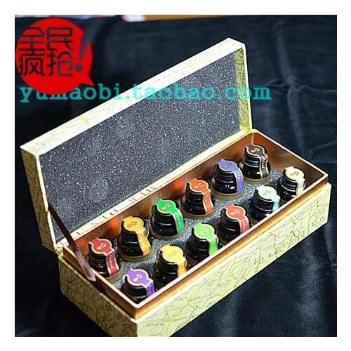Frees shipping 12 colors ink for dip pen , calligraphy dip pen, fountain pen