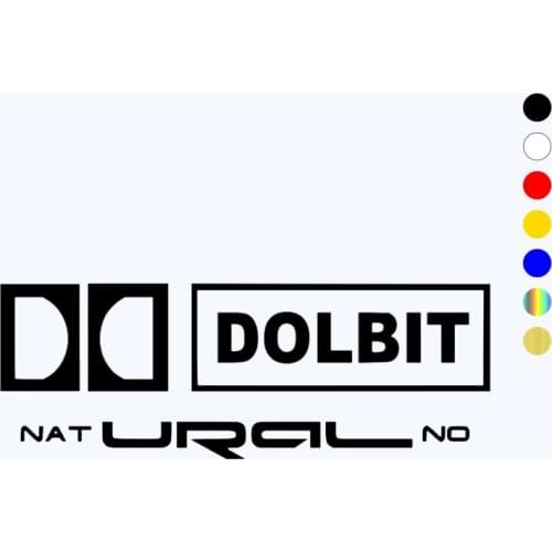 CK2025# dolbit ural musical funny car sticker vinyl decal silver/black car auto stickers for car bumper window car decor